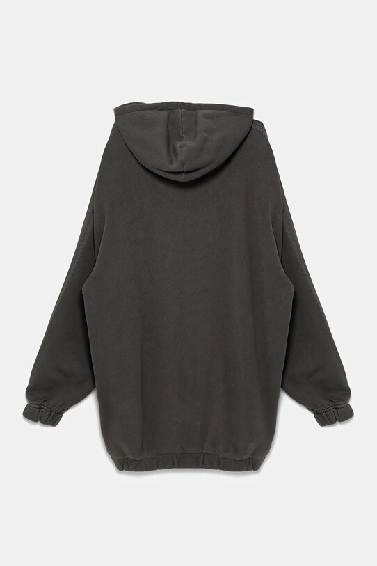 adidas Originals bluza bawełniana Wash Zip Hoodie JD0054 szary SS25