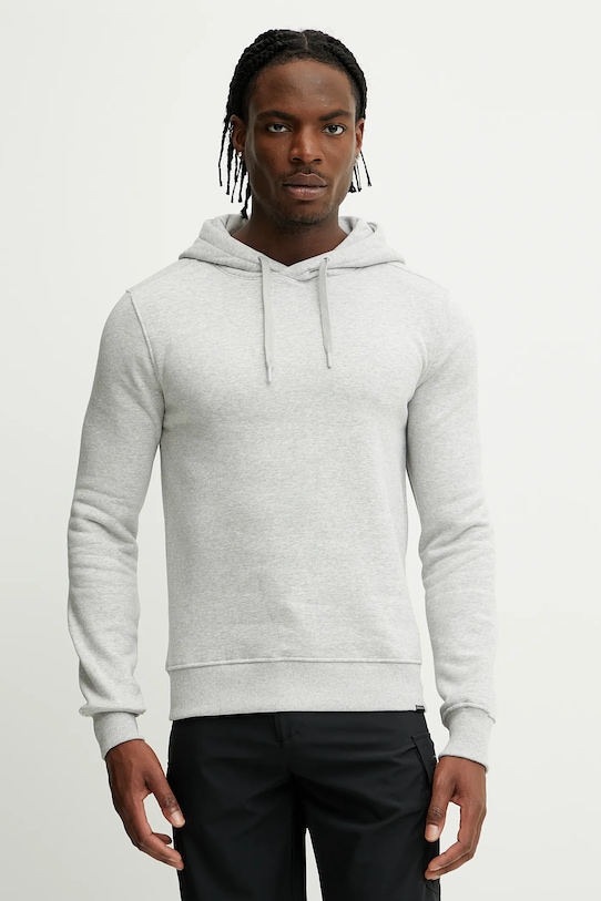 Dukserica Didriksons VEN bez uzorka siva 504129