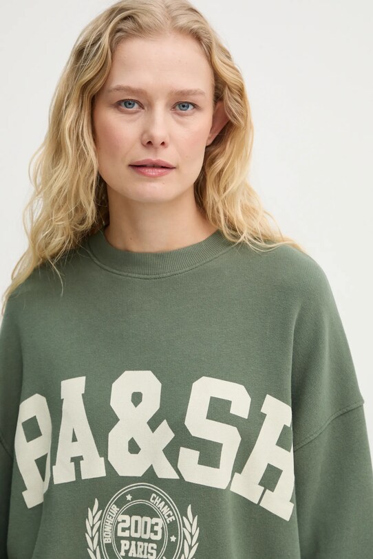 BA&SH bluza BENJAMIN verde 1E25BENJ
