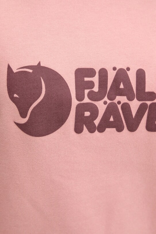 Fjallraven bluză trening Fjällräven Logo F84143 roz
