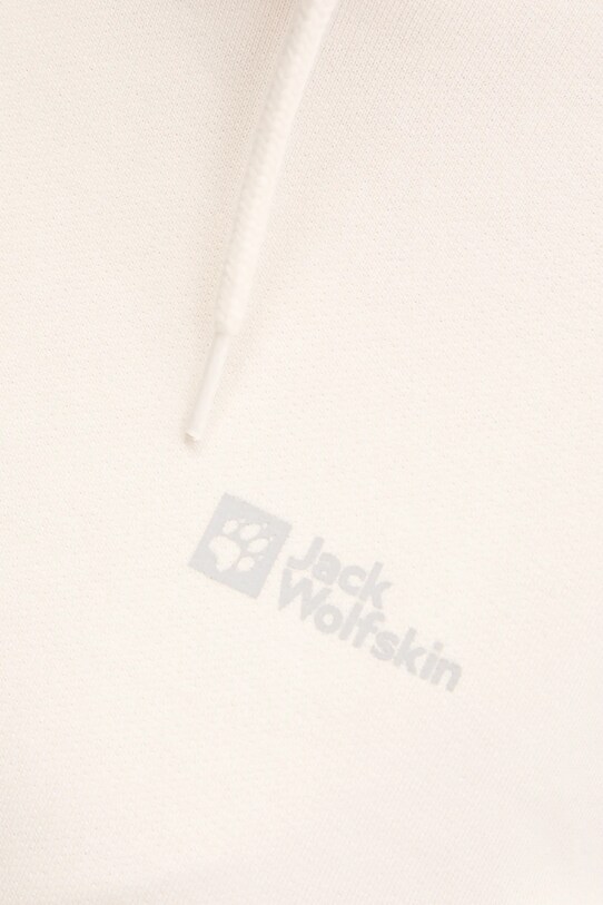 Бавовняна кофта Jack Wolfskin Essential A63848 бежевий