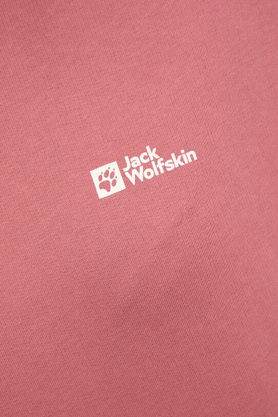 Хлопковая кофта Jack Wolfskin Essential A63848 оранжевый