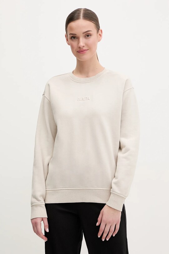 Napapijri bluza B-Azure imprimeu bej NP0A4IF5N901