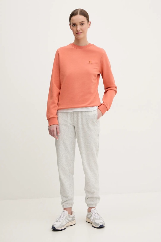 Pamučna dukserica Napapijri B-Nina pamuk narančasta NP0A4H85A691