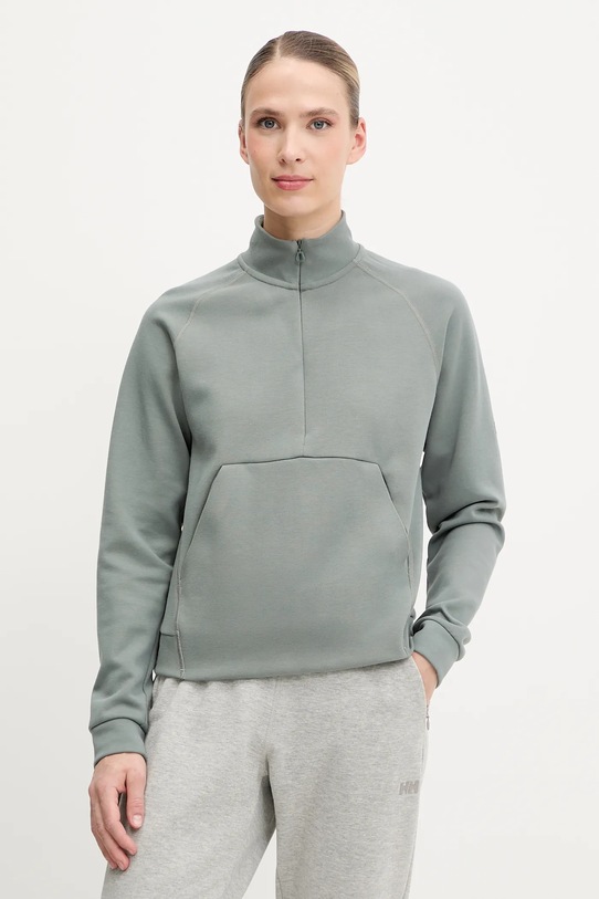 Суичър за спортове на открито Helly Hansen TECH SWEAT без качулка сив 34501