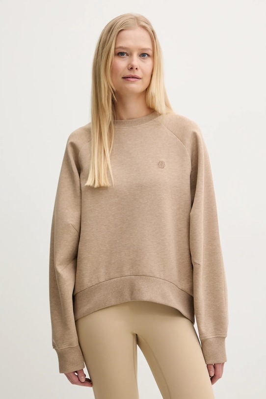 Кофта BOSS з еластаном коричневий 50537492