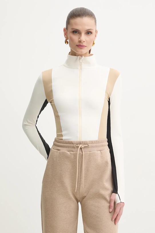 BOSS bluza wzorzyste beżowy 50540215