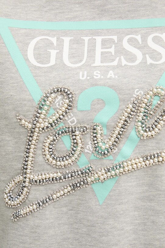 Кофта Guess LOVE сірий W5GQ05.KB683