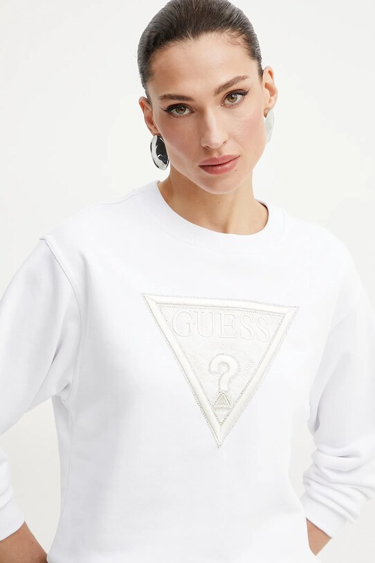 Guess bluza biały W5GQ12.KBKM0