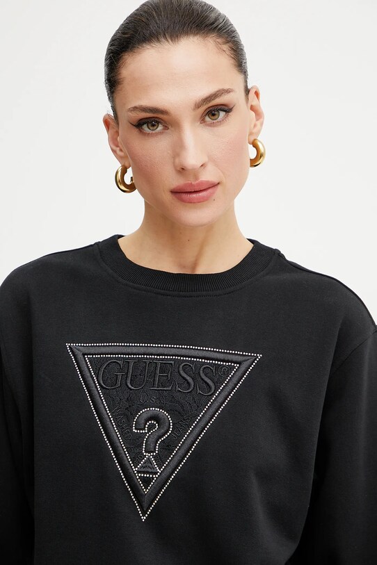 Guess bluza czarny W5GQ12.KBKM0