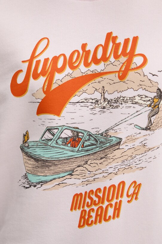 Хлопковая кофта Superdry W2012247A.D7F розовый