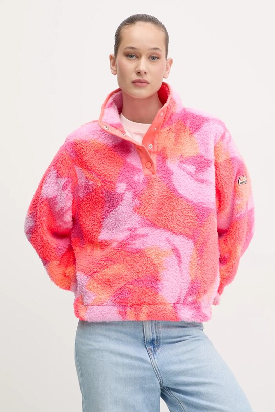 Superdry hanorac fleece cu modele violet W2012348A.2TI