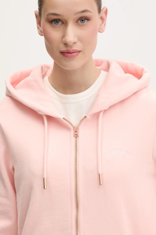 Superdry felpa in cotone rosa W2012358A.2LY