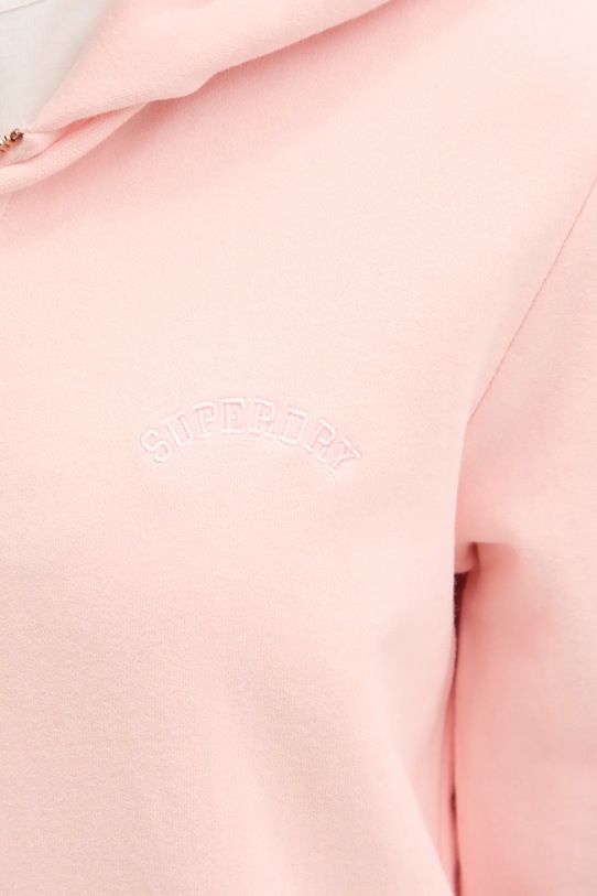 Bavlnená mikina Superdry W2012358A.2LY ružová