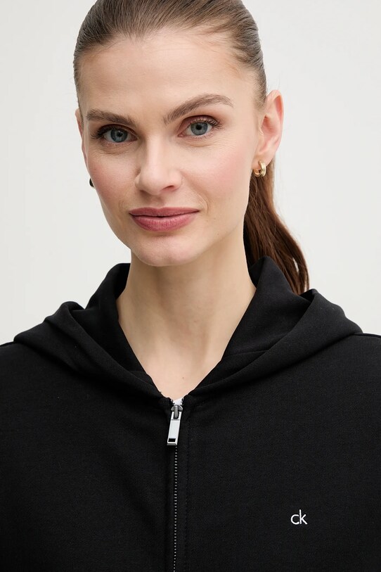 Bavlněná mikina Calvin Klein černá K20K208426