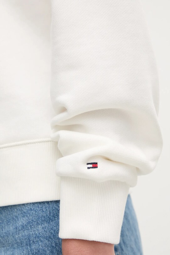 Bavlnená mikina Tommy Hilfiger WW0WW45430 biela