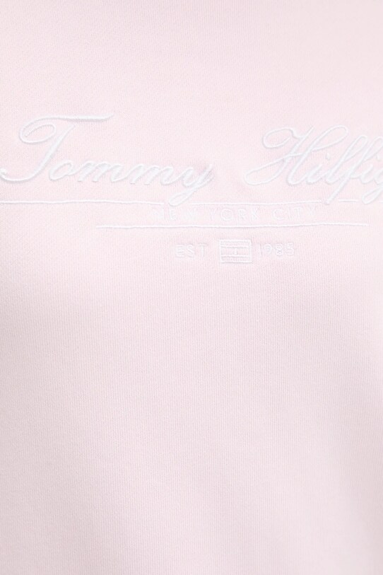 Tommy Hilfiger bluza bawełniana różowy WW0WW45430