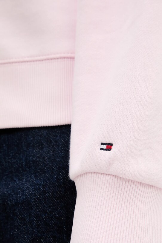 Tommy Hilfiger bluza bawełniana WW0WW45430 różowy