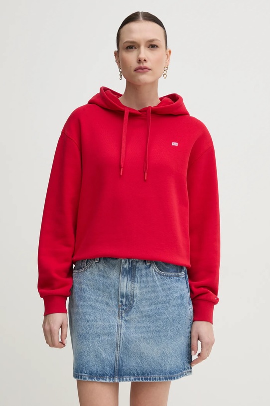 Tommy Hilfiger bluza bawełniana bawełna czerwony WW0WW45979
