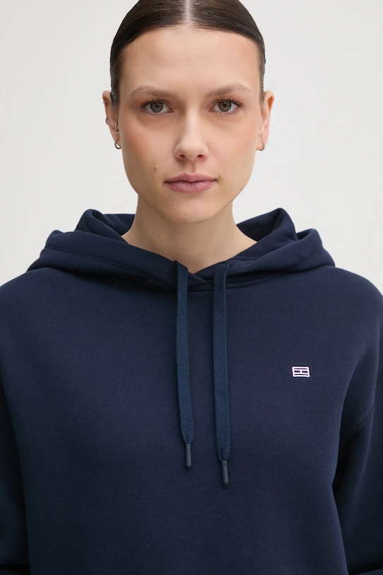 Tommy Hilfiger hanorac de bumbac bleumarin WW0WW45979