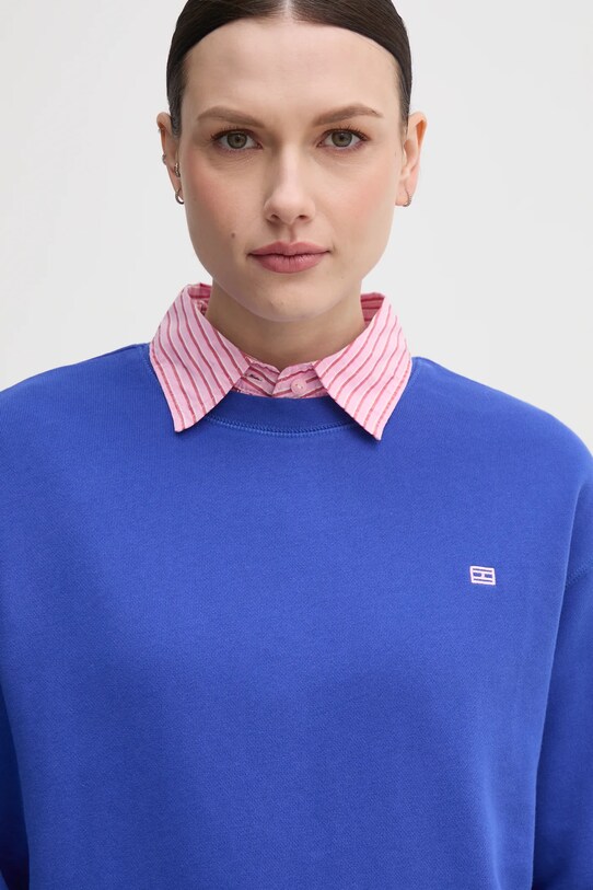 Бавовняна кофта Tommy Hilfiger фіолетовий WW0WW45980