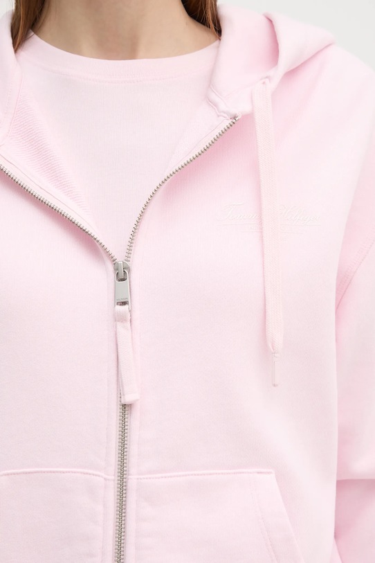 Tommy Hilfiger bluza bawełniana WW0WW44632 różowy