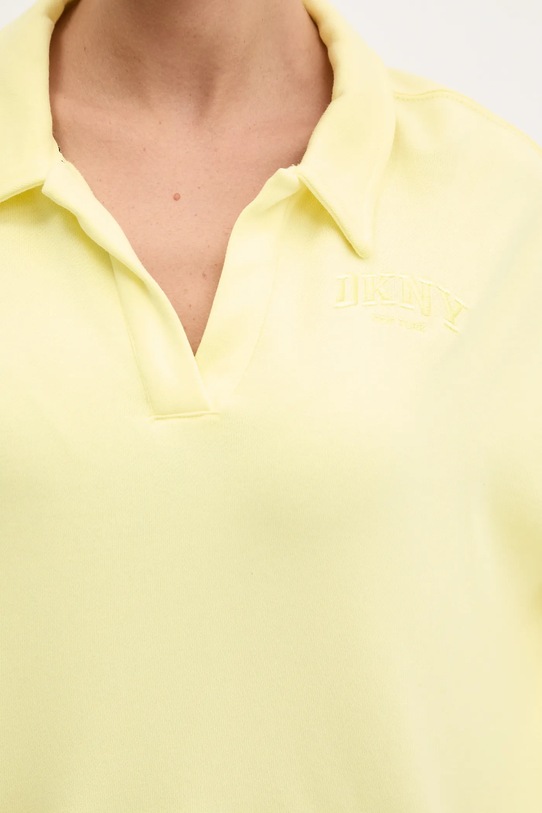 Хлопковая кофта Dkny DP5T1243 жёлтый