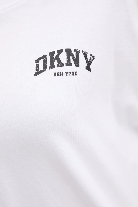 Dkny longsleeve din bumbac DP5T1226 alb