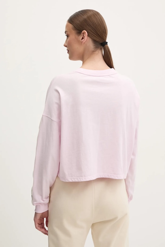 Одяг Бавовняний лонгслів Dkny DP5T1226 рожевий