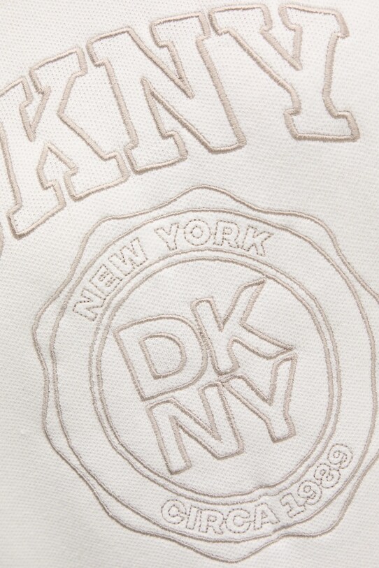 Dkny maglione in cotone DP5R6022 bianco