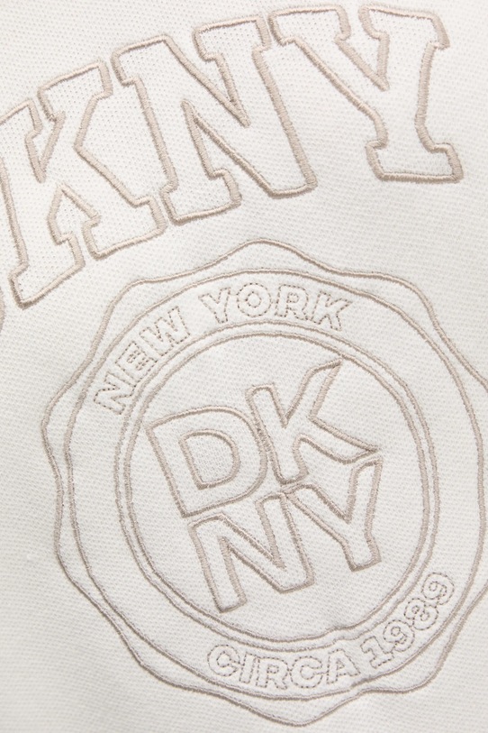 Памучен пуловер Dkny DP5R6022 бял