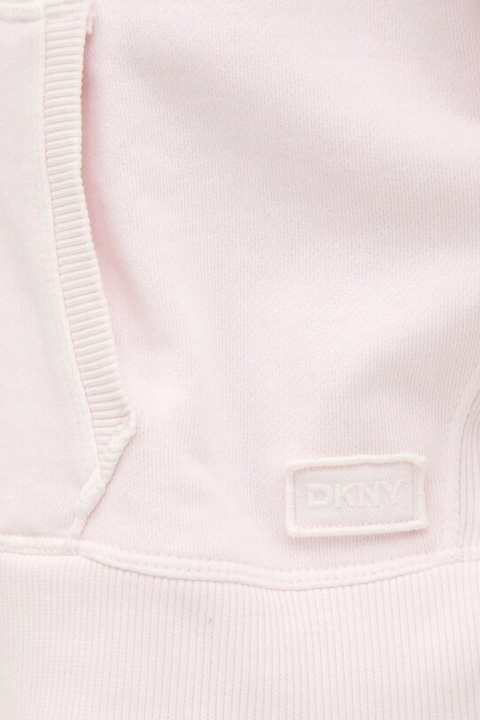 Хлопковая кофта Dkny DP5J9578 розовый