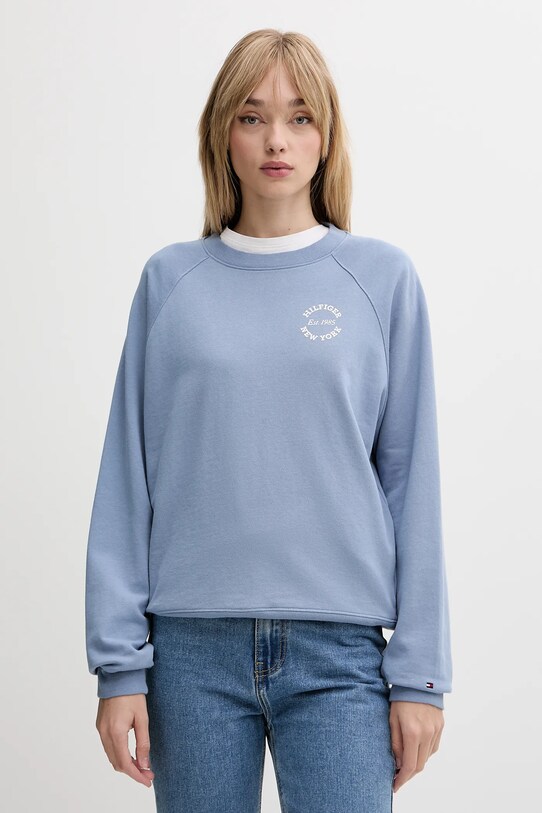 Tommy Hilfiger bluza pozostałe niebieski UW0UW05792