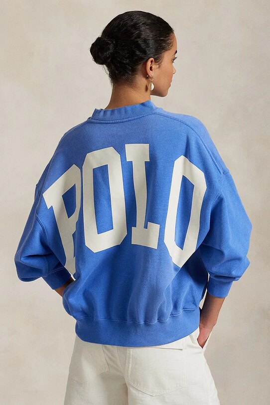Mikina Polo Ralph Lauren 211965111 modrá SS25