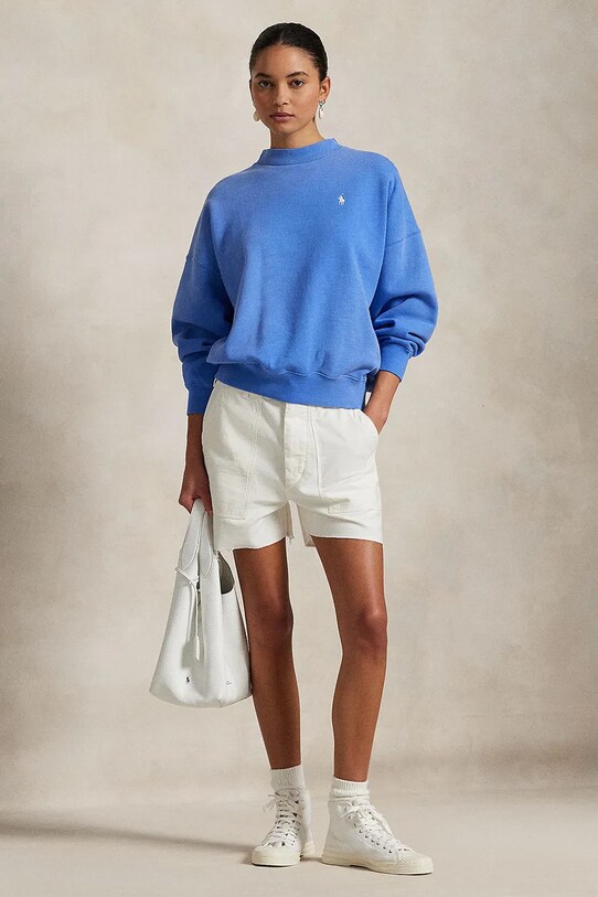 Odzież Polo Ralph Lauren bluza 211965111 niebieski