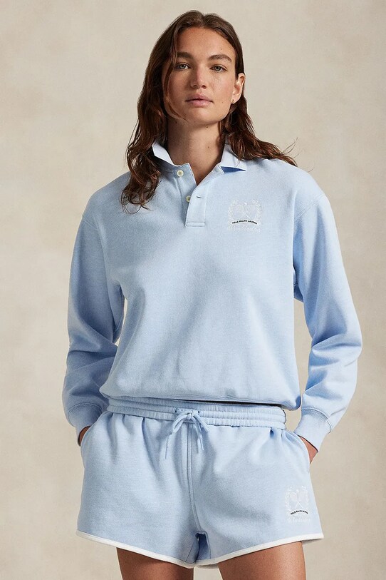 Dukserica Polo Ralph Lauren bez uzorka plava 211970423