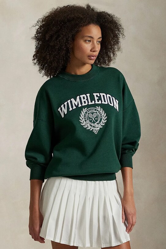 Суичър Polo Ralph Lauren щампа зелен 211970425