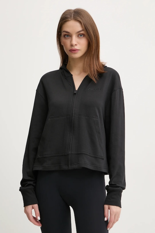 Calvin Klein Underwear bluza z kapturem czarny LV00QS7504