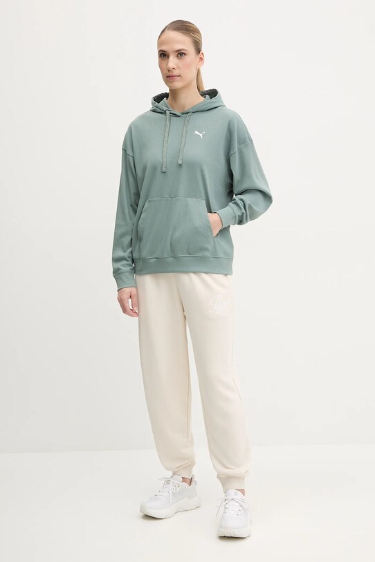 Puma bluza 685023 zielony SS25