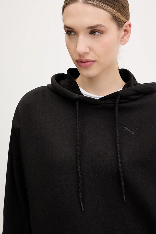 Puma bluza bawełniana czarny 685057