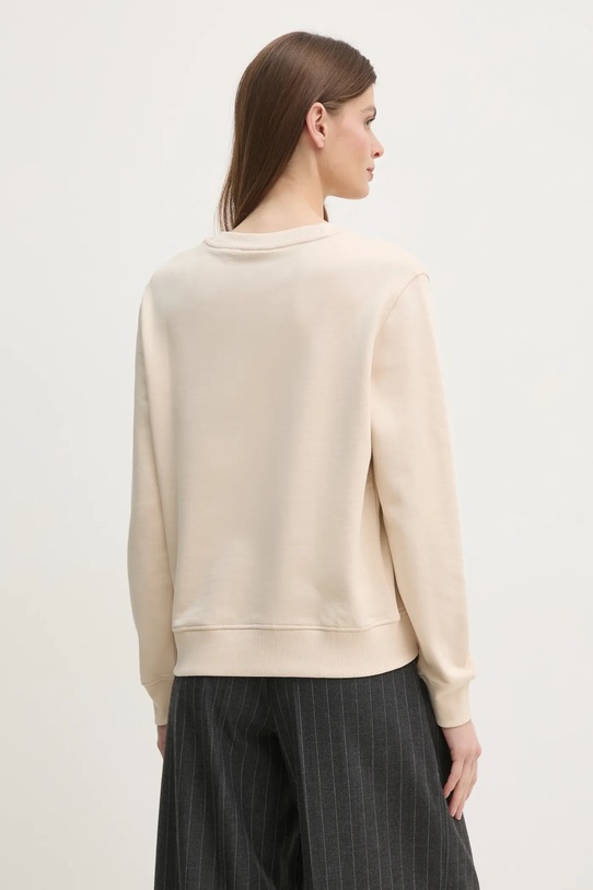 Oblečenie Bavlnená mikina Calvin Klein Jeans J20J225360 béžová