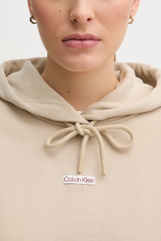 Calvin Klein Jeans bluza bawełniana J20J225364 beżowy