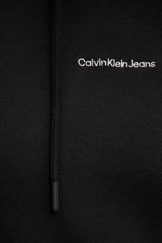 Bavlnená mikina Calvin Klein Jeans čierna J20J225368