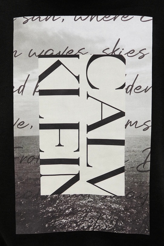 Calvin Klein Jeans bluza bawełniana J20J225368 czarny