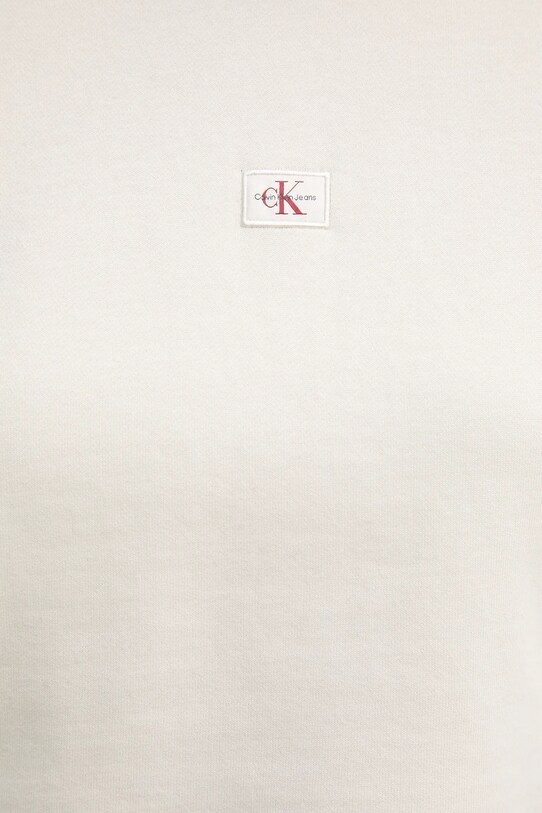 Calvin Klein Jeans bluza bawełniana beżowy J20J225370