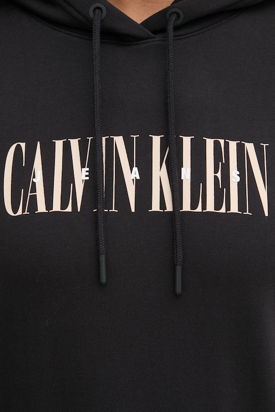 Бавовняна кофта Calvin Klein Jeans J20J225579 чорний