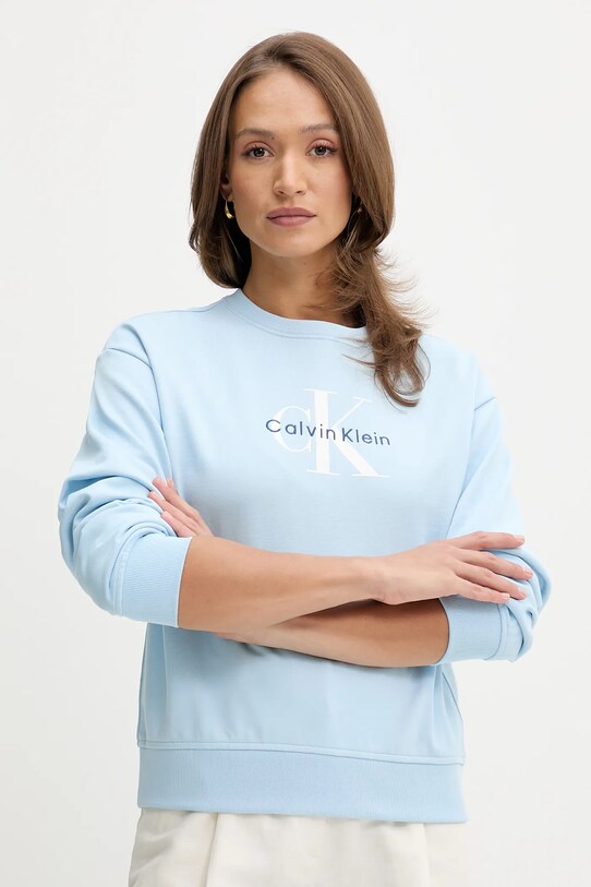 Calvin Klein Jeans bluza pozostałe niebieski LV047B234G