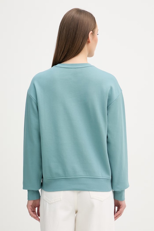 Odzież Calvin Klein Jeans bluza damska z bawełną LV047B234G turkusowy