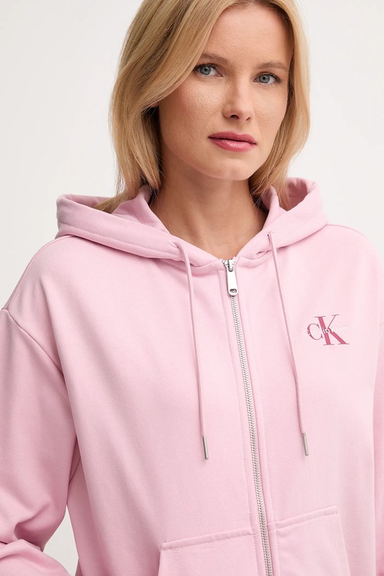 Mikina Calvin Klein Jeans ružová LV047B270G