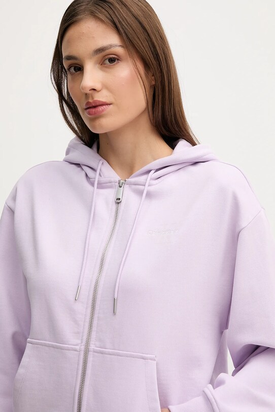 Кофта Calvin Klein Jeans фиолетовой LV047B270G